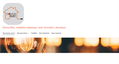 Desktop Screenshot of domuselec.com