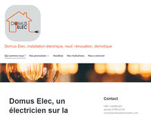 Tablet Screenshot of domuselec.com